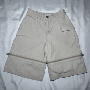 Utility Shorts Zip Off Mid Rise Khaki Size M Hiking Camping Outdoor Fishing